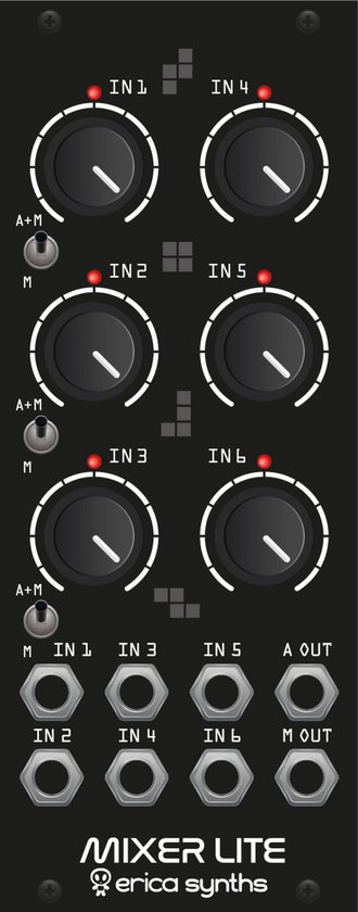 Erica Synths Drum Mixer Lite - Mixer modular synthesizer | bol