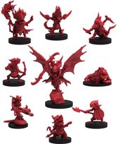 Epic Encounter RPG set Shrine of the Kobold Queen Boardgame- Dungeons and Dragons 5e - Adventure set, miniatures, DM Guide, Tokens, Dubbelzijdige Playmat