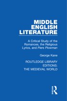 Routledge Library Editions: The Medieval World- Middle English Literature