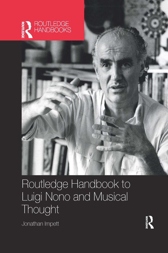 Portrait d'un homme aux cheveux grisonnants, gesticulant en parlant. Le haut de la couverture indique 'ROUTLEDGE HANDBOOKS'.
