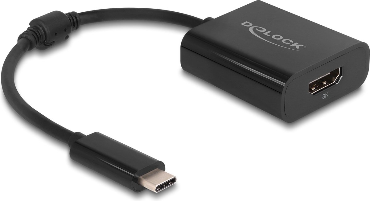 Delock USB Type-C™ Adapter to HDMI (DP Alt Mode) 8K with HDR function black