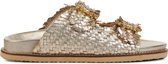 Lina Locchi Slippers / Slides Dames - L1284 - Goud - Maat 38