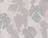 PALMBLADEREN BEHANG | Botanisch -grijs brons - A.S. Création House of Turnowsky