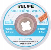 RELIFE RL-3515 - Soldeerlint - 3.5mm - 1.5 meter