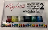 Raphaello Acrylverf-set - 6 Kleuren - 60ml per kleur