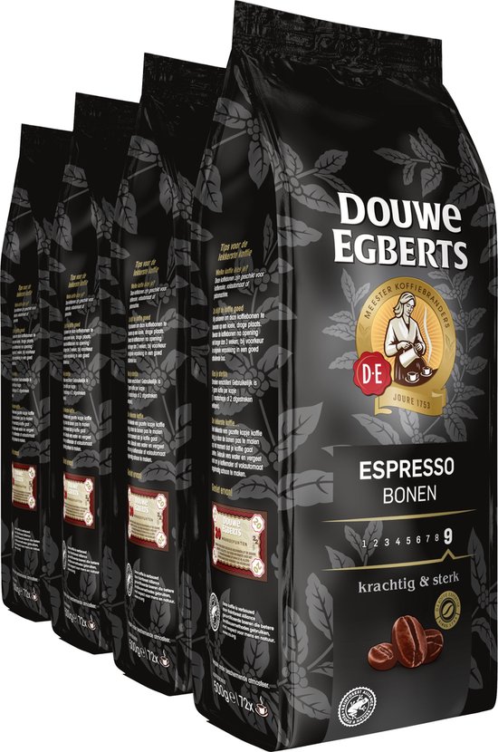 Douwe egberts espresso koffiebonen - 4 x 500 gram
