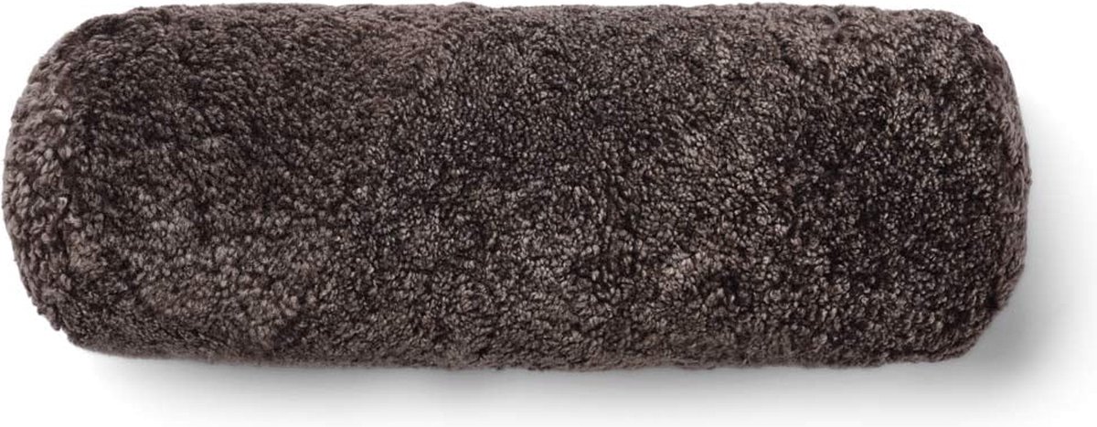 Sheepskin House Bolster Kussen - Kortharige Schapenvacht - 20x52 cm Cappuccino