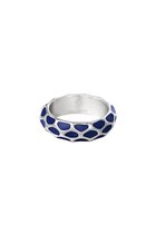 Ring Giraffe pattern-Zilver- Stainless Steel - Yehwang- 16-Moederdag cadeautje - cadeau voor haar - mama