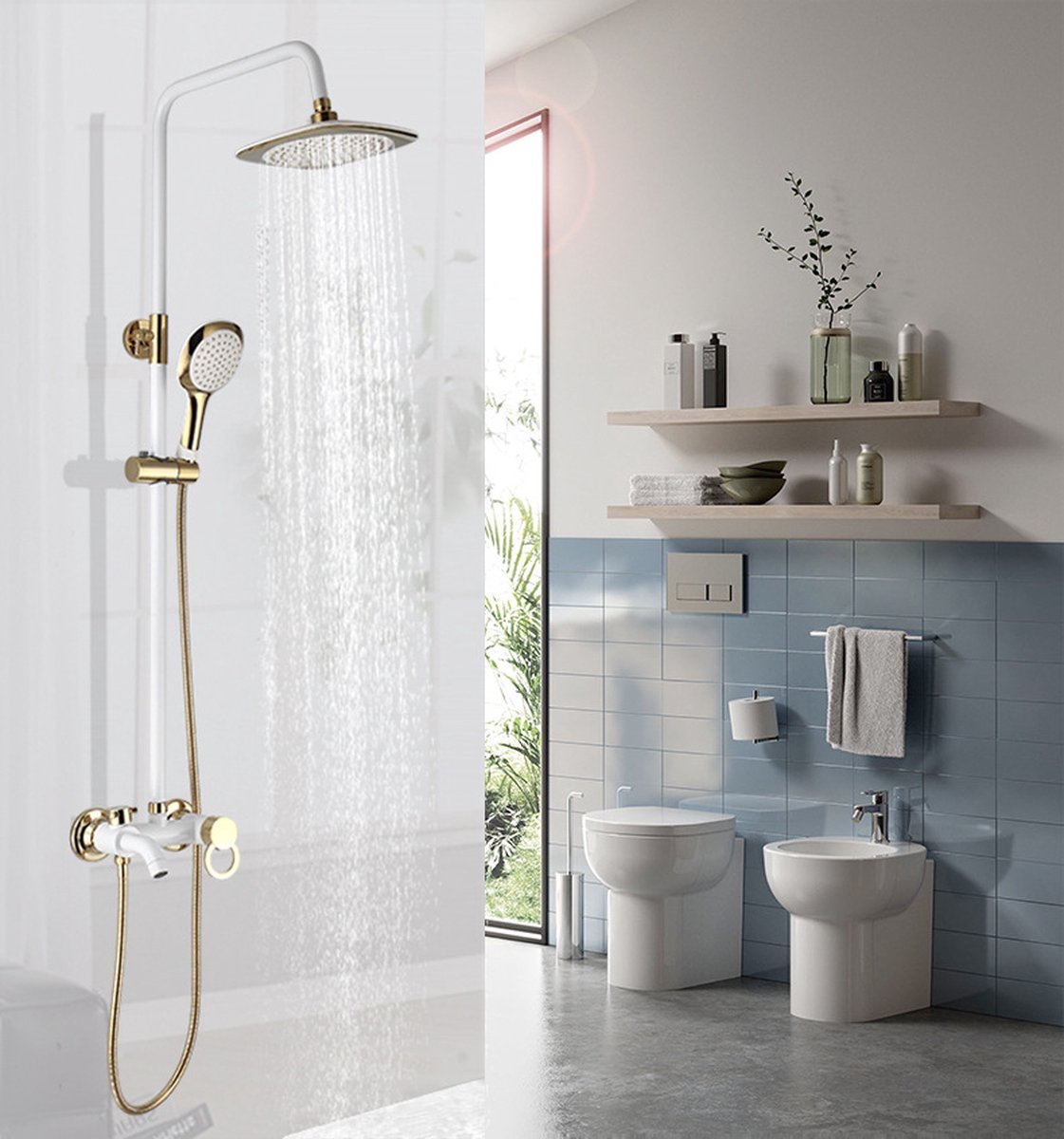 Cocoon John Pawson 01 VALVES EXT Warm- en koud-mengkraan-set | Dunnink