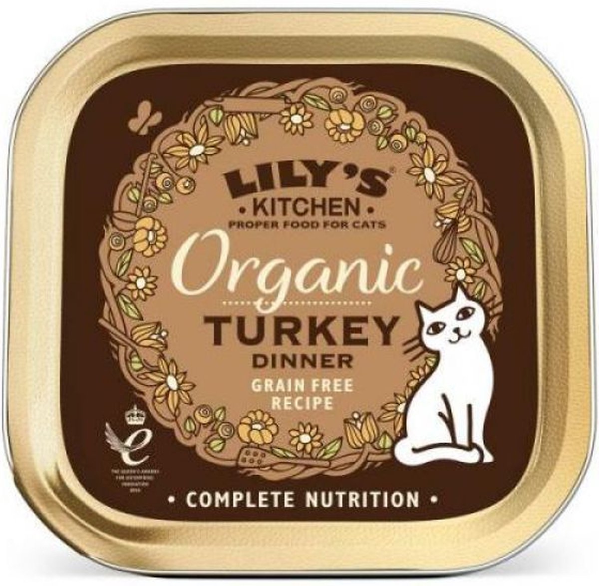 Lily's kitchen cat organic turkey dinner kattenvoer 3x 19x85 gr