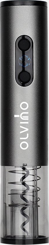 Olvino Luxe Elektrische Kurkentrekker Oplaadbaar - Elektrische Wijnopener - Automatische Kurkentrekker - Wijn Accessoires