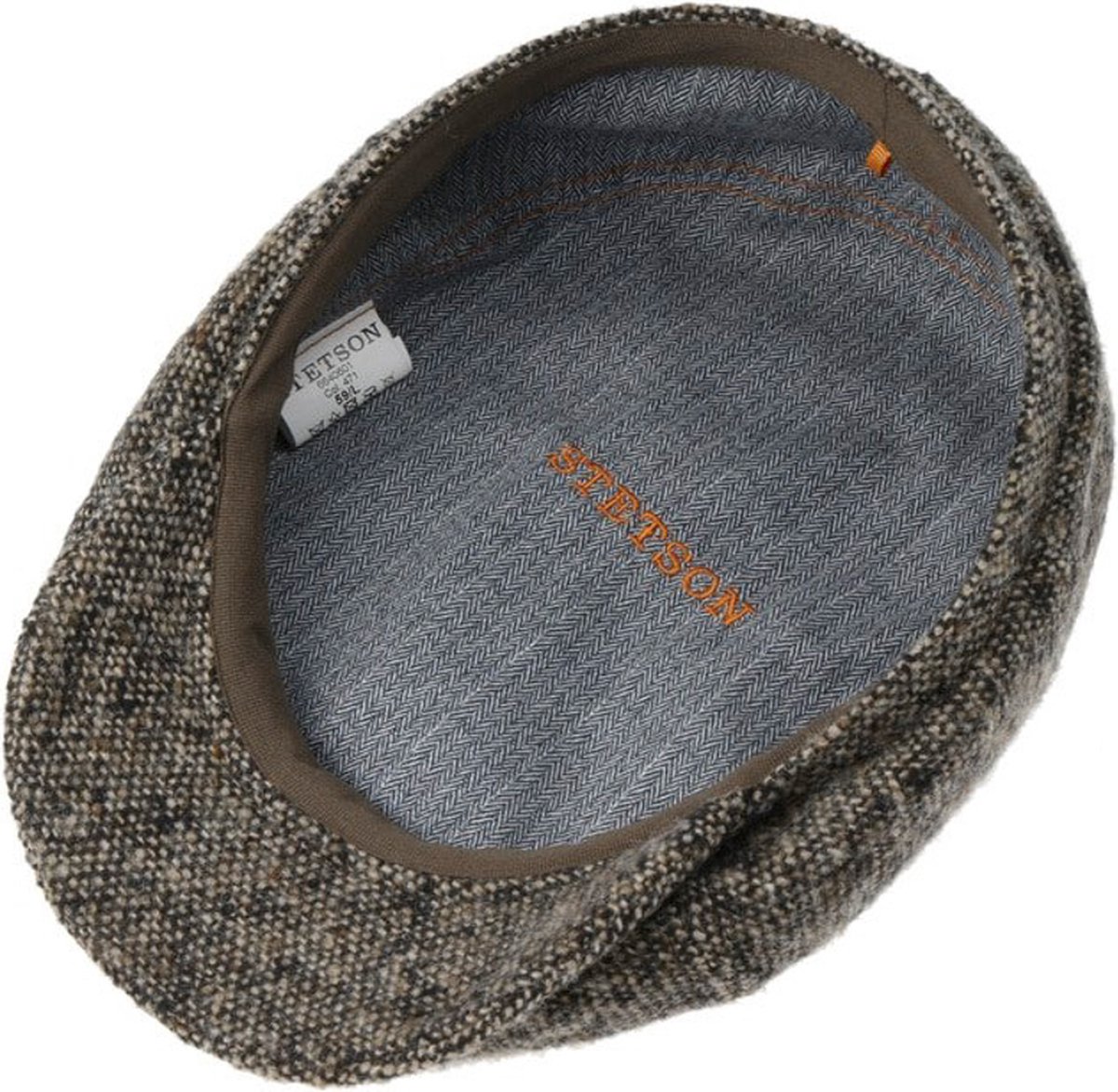 Stetson 6Panel Flat Cap Heren