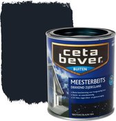 CetaBever Buiten Deur & Kozijn Meester Beits - Zijdeglans - Bretons Blauw - 750 ml