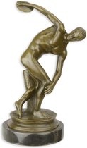 EEN BRONZEN BEELDHOUWWERK VAN DE DISCOBOLOS VAN MYRON, A BRONZE SCULPTURE OF THE DISCOBOLOS OF MYRON