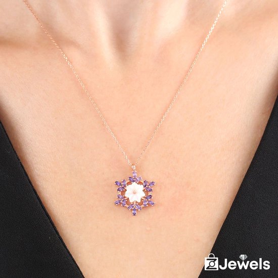 Zilveren box ketting 40 cm rhodium