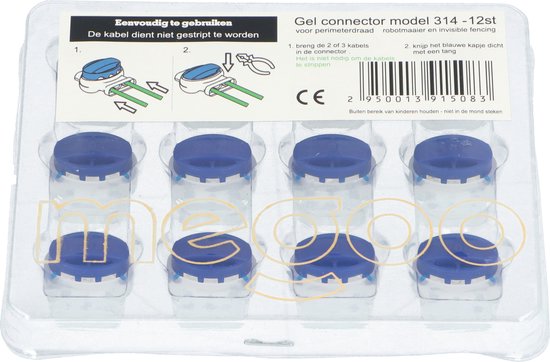 Gel connector - kabelverbinder - draadverbinder voor robotmaaier perimeterdraad - begrenzingsdraad 12st I model 314 I van Merkloos	 — afbeelding 4