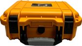 Tresor Watchbox - Oranje Horlogekoffer - Transportkoffer voor maximaal 6 horloges - Groen - Reiskoffer - Waterdicht - Afsluitbaar - Perfect voor reizen - Extreem beschermd - Sieradenkoffer