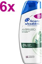 Head & Shoulders - Eucalyptus/Antiprurito - Anti-Roos Shampoo - 6x 400ml - Voordeelverpakking