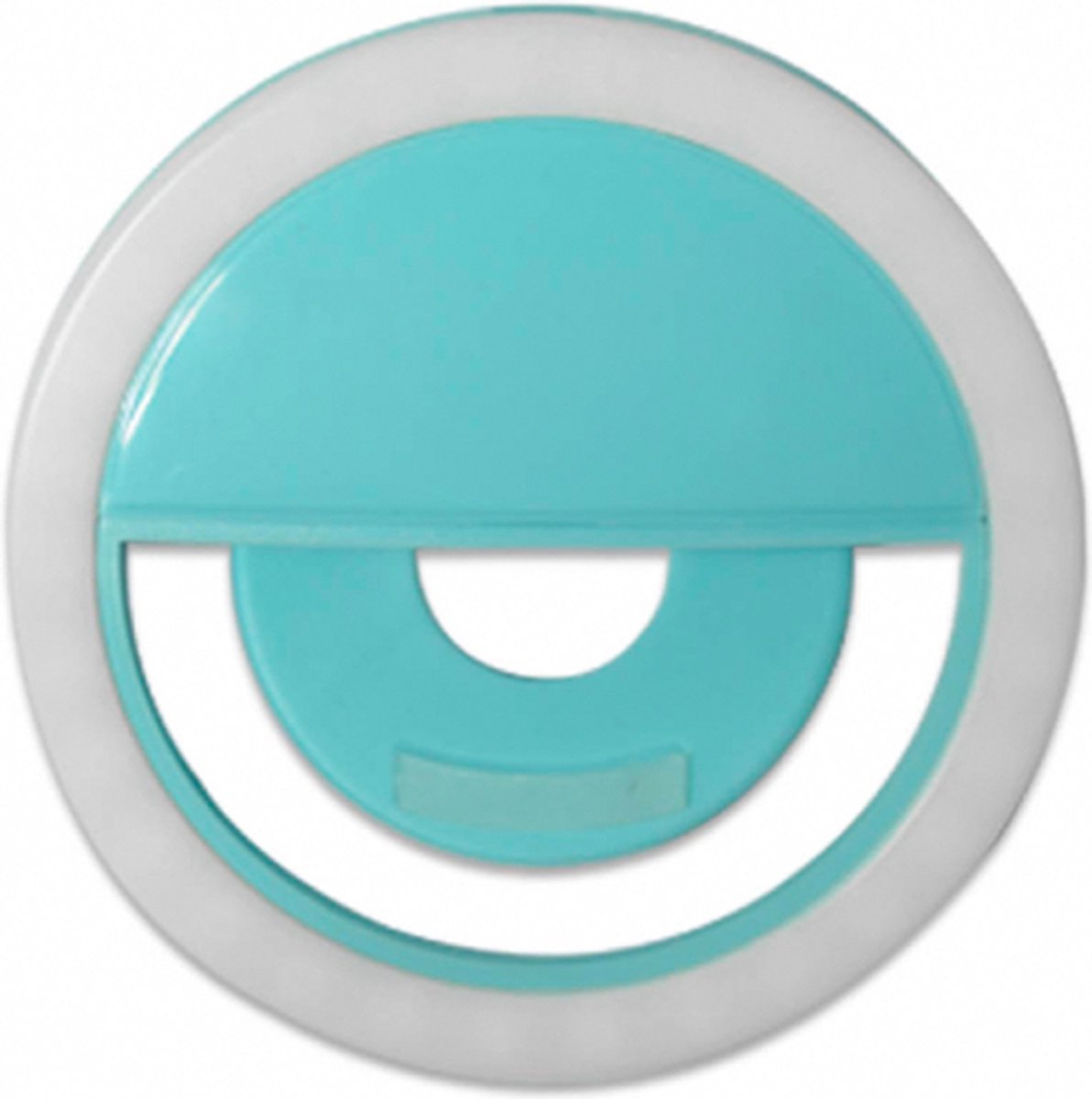 Selfie Ring LED Light Mini Clip - Blauw