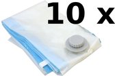 Herbruikbare Vacuüm opbergzakken Set van 10! -  10 zakken - veilig - waterdicht - opbergzakken - reiszakken - All4Less