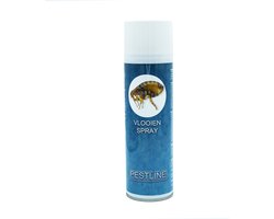 Pestline Vlooien Spray; tegen vlooien - Ter bestrijding van vlooien - Tapijtspray - Anti Vlooien - Geen resistentie mogelijk - Snel Knockdown effect