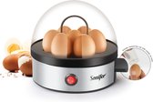 Sonifer® - Elektrische eierkoker - Tot 7 eieren - Magnetron - Makkelijke bediening met automatische stopfunctie en alarm - Inclusief maatbeker en eierprikker