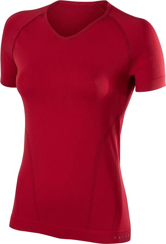 FALKE Warm Dames Shortsleeved Shirt Comfort 39112 - Rood 39112 Dames - XS
