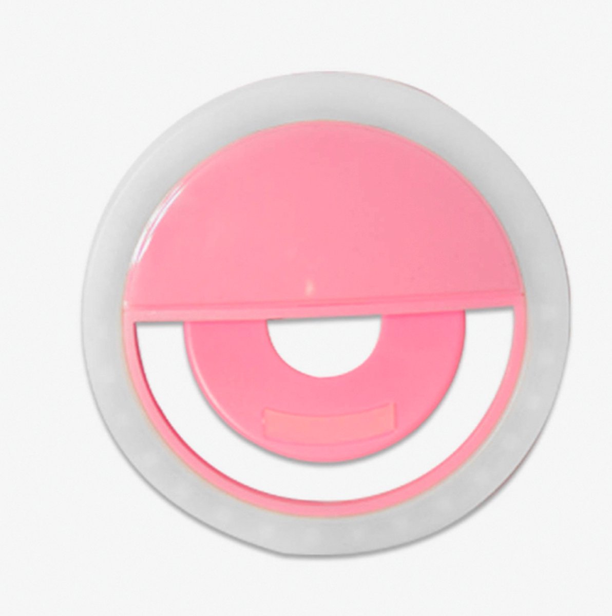 Selfie Ring LED Light Mini Clip - Roze