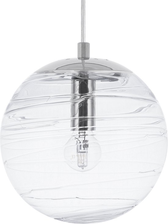 Beliani MIRNA - Lampe à suspension - Transparent - Glas