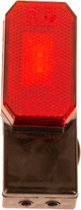 Rode Zijmarkeringslamp - L/R - 12-24V - inclusief steun - rood