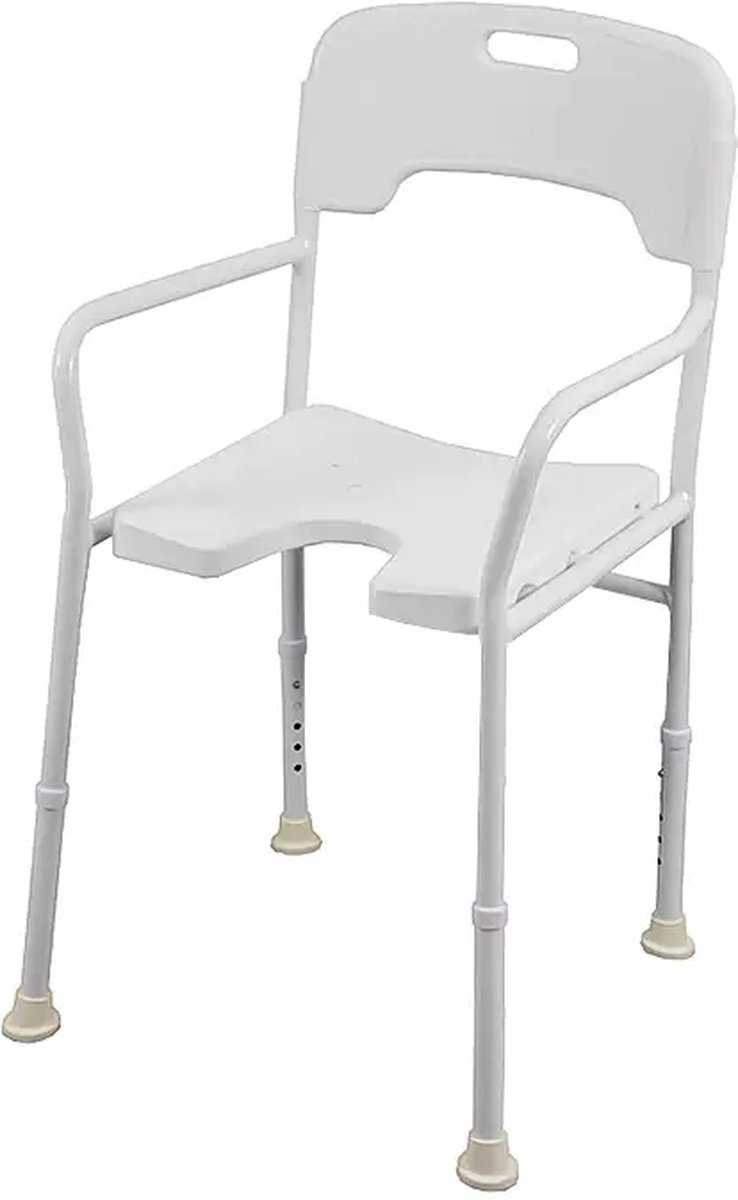 MultiMotion Douchestoel opvouwbaar Hygiene uitsparing, in hoogte verstelbaar Tot...