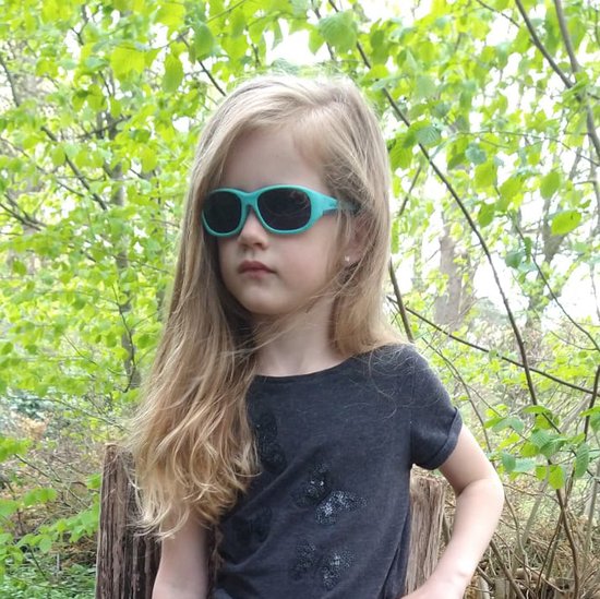 KOOLSUN - Fit - Kinder Zonnebril - Aqua Sea Navy - 3-6 jaar — afbeelding 5