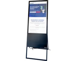BigBird Mobiele Display - Touchscreen - 43 inch LCD Scherm - Beursscherm - Presentatiedisplay - Displayzuil - Digitaal informatiescherm - Informatiezuil touchscreen
