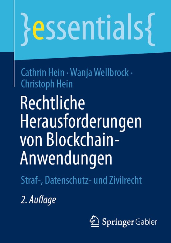 essentials- Rechtliche Herausforderungen von Blockchain-Anwe ... - cover