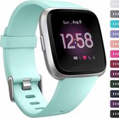 Versa Sport Band - Maat SM -  Licht Mint  -  Geschikt Voor Fitbit