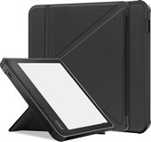 Hoes Geschikt voor Kobo Sage Hoesje Bookcase Cover Hoes Trifold - Hoesje Geschikt voor Kobo Sage Hoes Cover Case - Zwart
