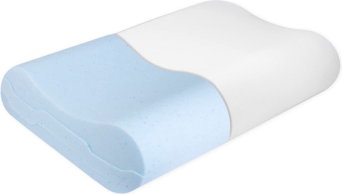 Wonder Sleep orthopedisch kussen gemaakt van hoogwaardig traagschuim Ergonomisch in hoogte verstelbaar kussen voor nekpijn