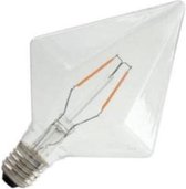 Pyramidlamp LED filament helder 2,0W (vervangt 25W) grote fitting E27