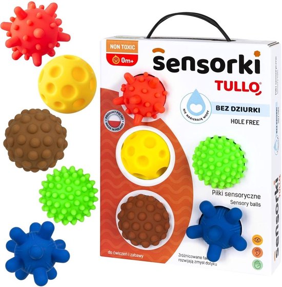 Set de 5 balles sensorielles