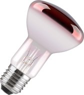 Reflectorlamp R63 rood 40W grote fitting E27