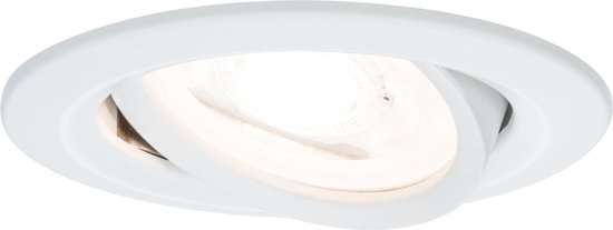 Paulmann Nova LED-Inbouwspot - GU10 - 6,5W - IP23 - Mat Wit