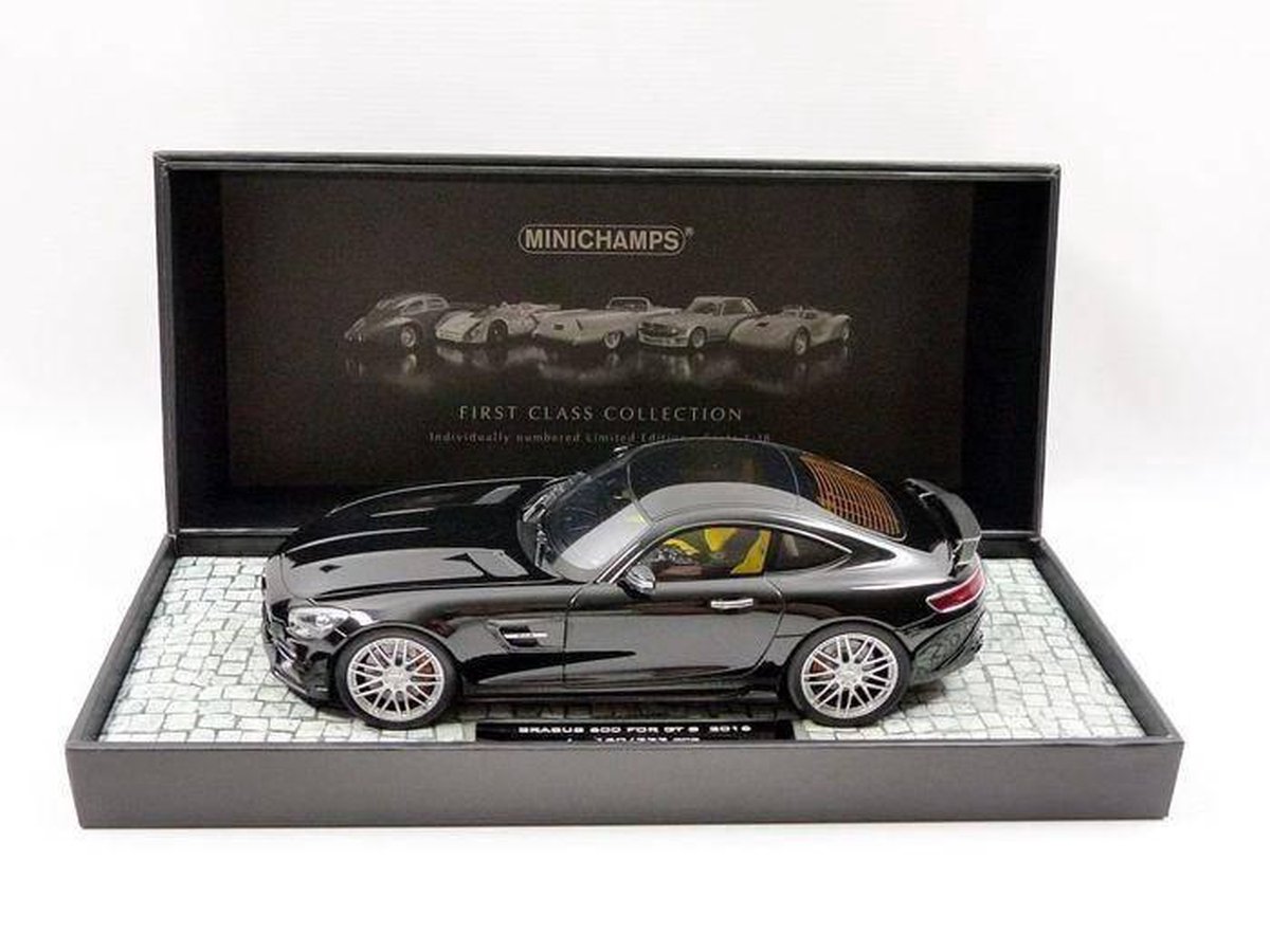 Minichamps 2016 Mercedes Benz Brabus 600 GT S Black 1/18 Scale LE 333