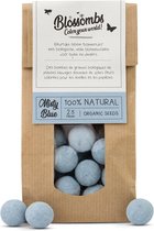 Sachet de boules de graines Blossombs Kraft - Misty Blue - 25 pcs