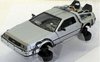 Movie Memorabilia DeLorean Back To The Future II Time Machine Fly Mode - 1:24 - Welly