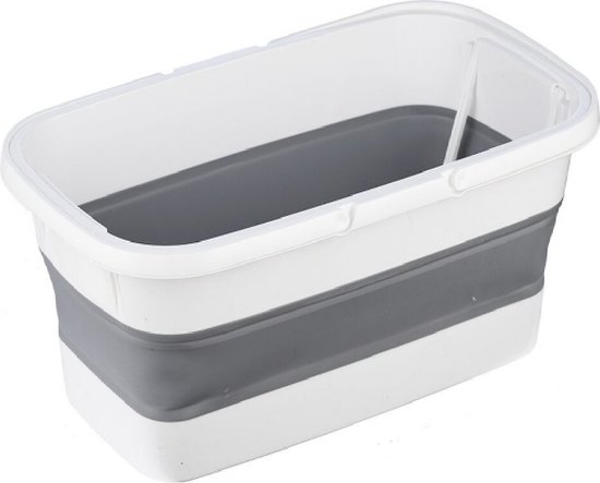 Outwell Collaps opvouwbare emmer vierkant met deksel shadow green