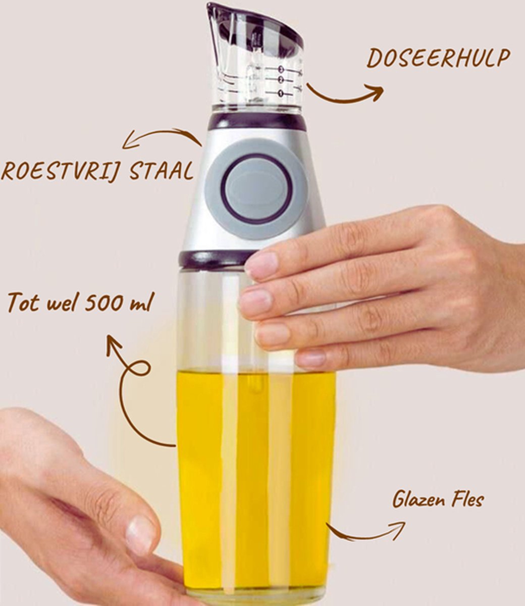 PROKING Bouteille d'huile d'olive avec bec verseur - Bouteille d'huile d' olive - Bec