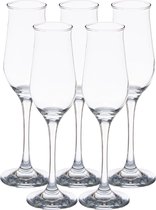 Pasabahce Prosecco/Champagneglazen - glas - set 24x stuks - 190 ml