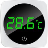 Thermomètre pour aquarium - Numérique - Avec écran LED- Pile incluse