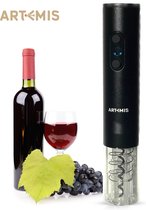 elektrische kurkentrekker – Deluxe wijnopener – Automatische wijnopener – Ontkurker – Flesopener – Wijn accessoires – Wijnset – Wijnstopper – Oplaadbaar – 4x AA-batterijen – Zwar