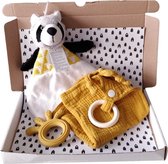Kado2you - Babypakket - geel - das - cadeau - geschenk